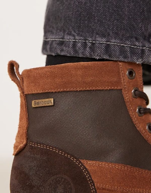 Sheene Reengineered moc toe suede boots in brown - Image 2