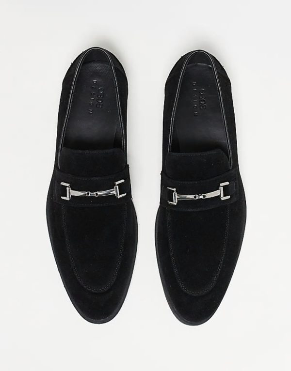 snaffle detail loafers in black - Image 3