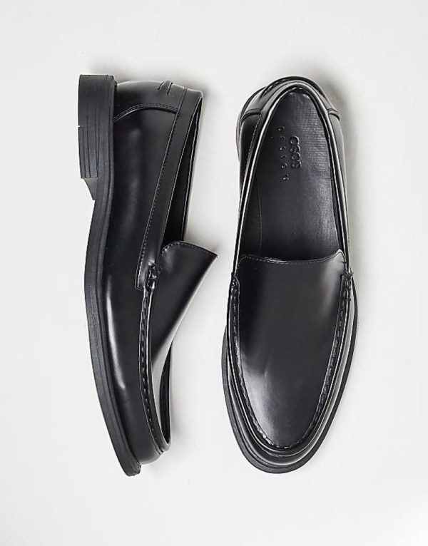 High quality loafers in black - Image 2