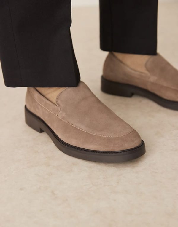loafer in suede with plain apron - Image 2