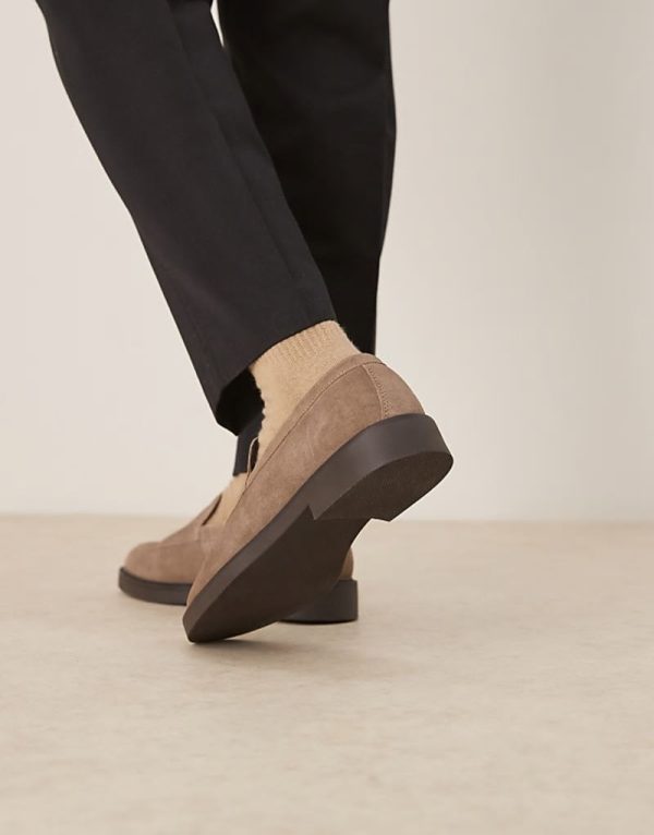 loafer in suede with plain apron - Image 3