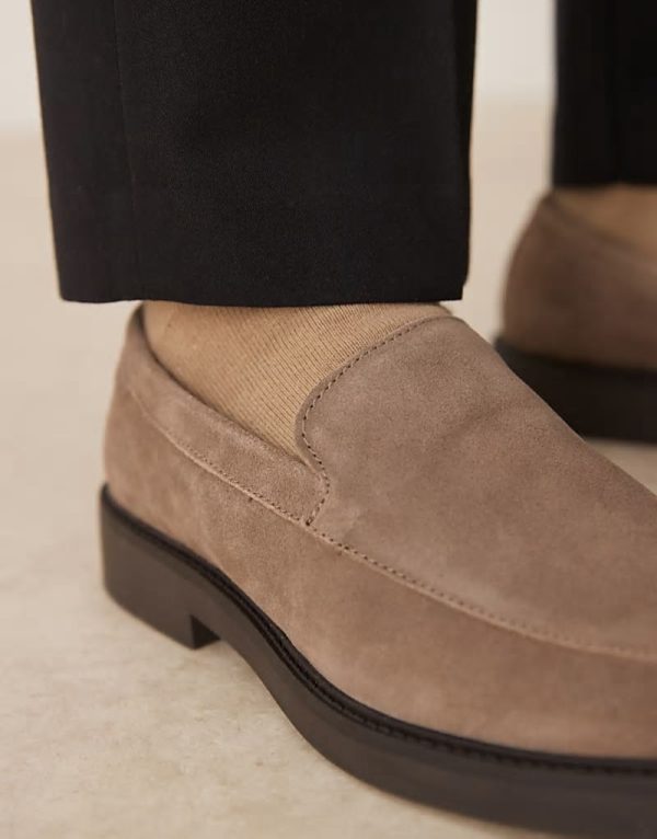 loafer in suede with plain apron - Image 4