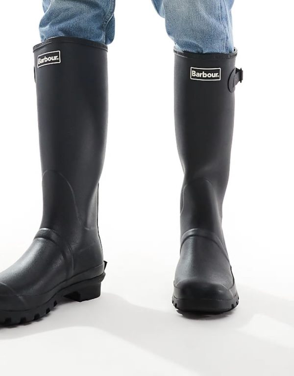 Bede wellington boots in black