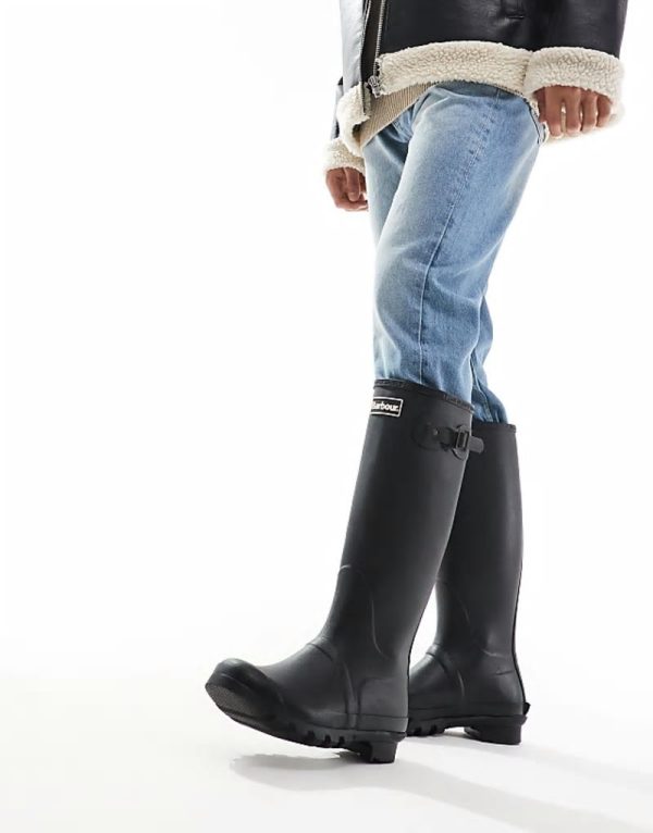 Bede wellington boots in black - Image 4