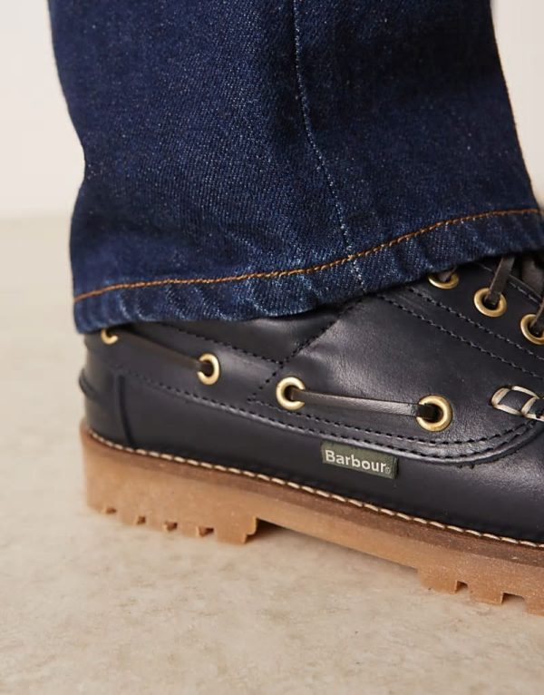 deck boat loafers in navy - Image 2