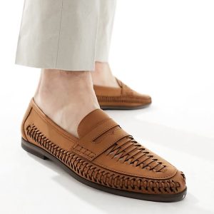 Reem woven loafers in tan