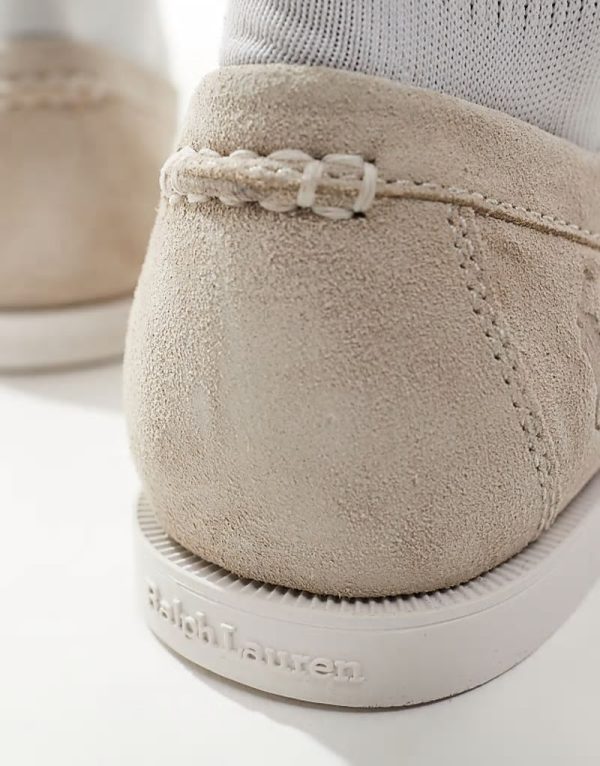 Merton suede loafer in beige/stone - Image 4