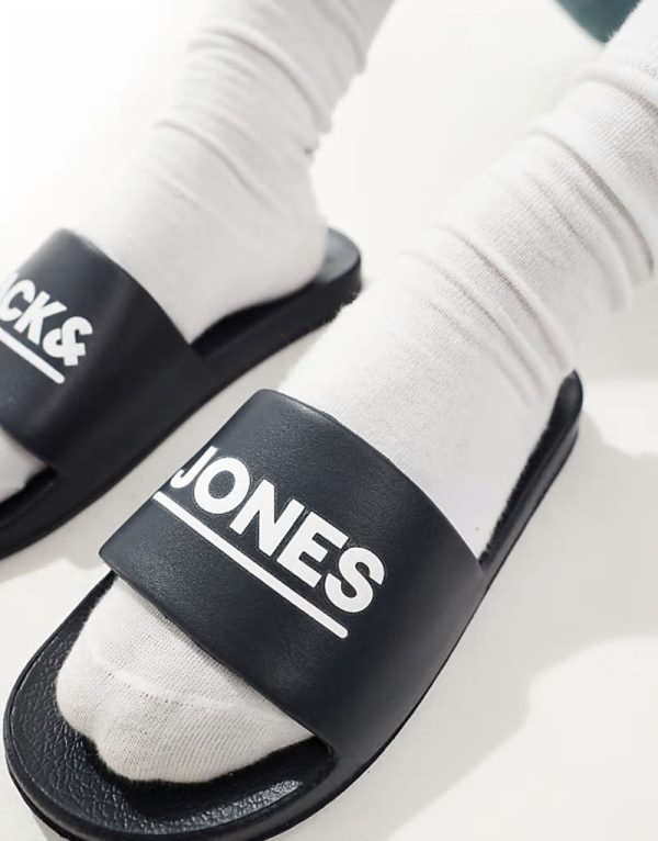 pool sliders in black - Image 4