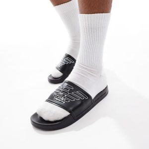 Bodywear logo slides in black