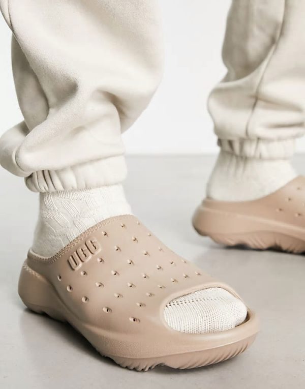 Slide It molded clogs in stone