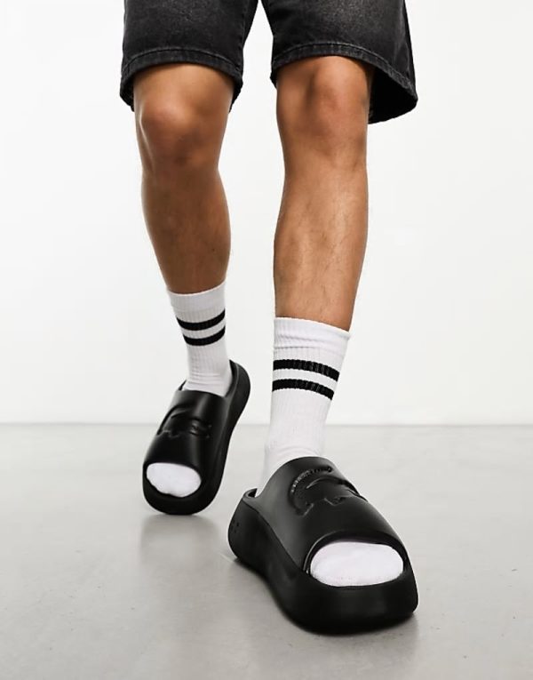 Serve 3.0 XL Sliders In Black - Image 2