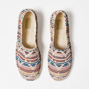 aztec canvas espadrilles