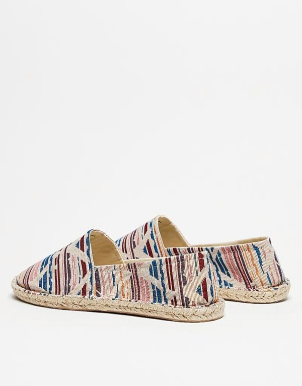 aztec canvas espadrilles - Image 4