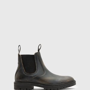 Toby leather chelsea boots in dark brown