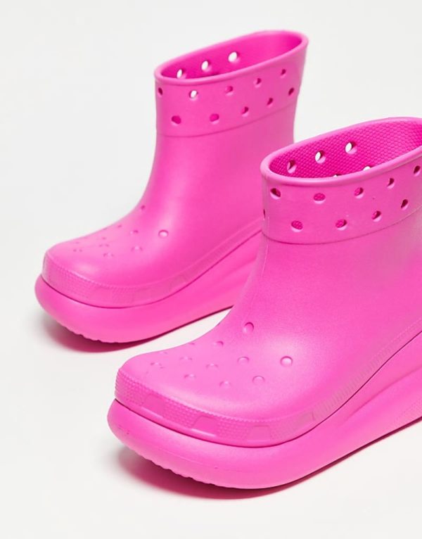 Unisex Crush rain boot in pink - Image 3