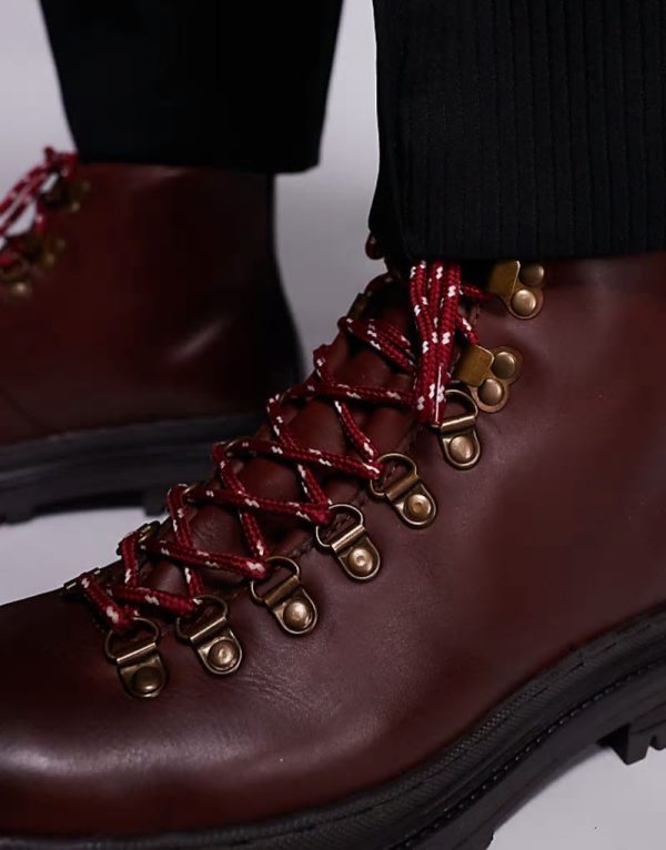 eagle hiker boots in brown - Image 4