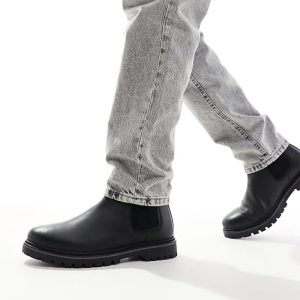 Dawson chelsea boots in black leather